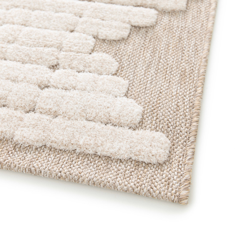 Tapis de salon - 160x230cm - Contemporain  écru et taupe Desert par Balta