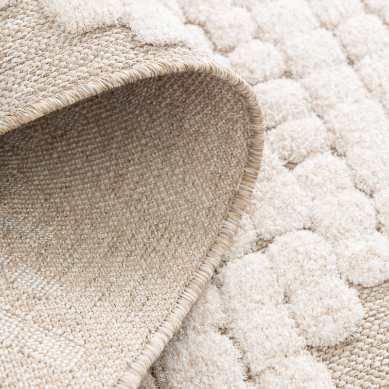 Tapis de salon - 160x230cm - Contemporain  écru et taupe Desert par Balta