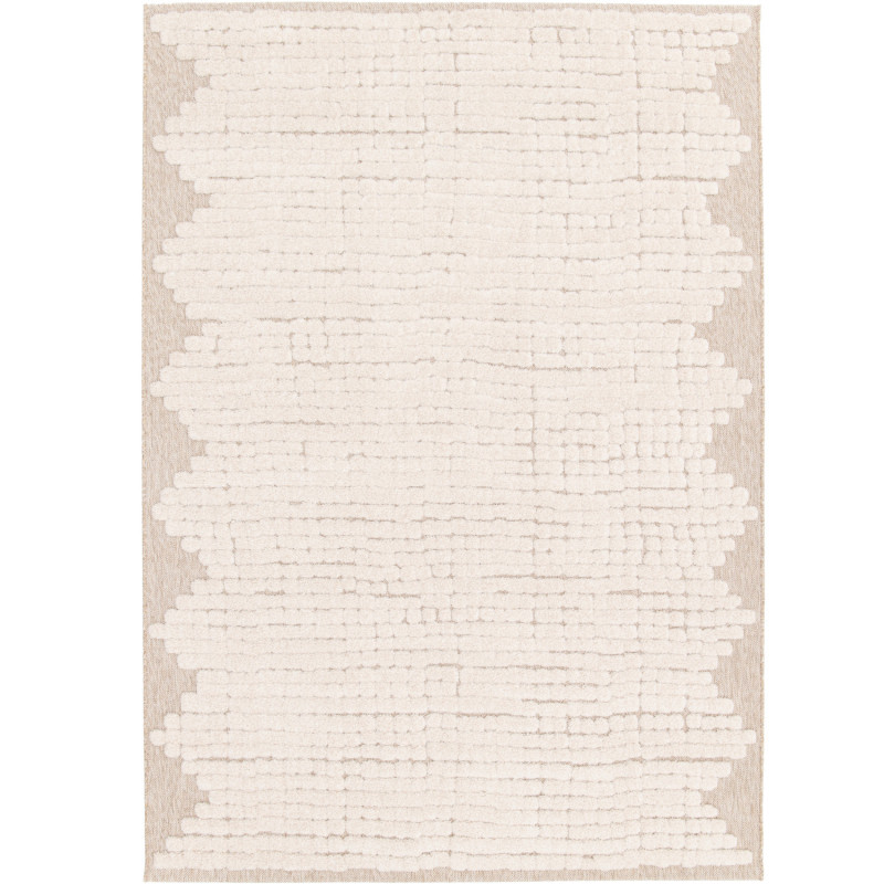 Tapis de salon - 160x230cm - Contemporain  écru et taupe Desert par Balta