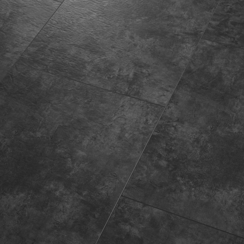 Sol Vinyle/PVC - Dalle clipsable - carrelage gris anthracite MILLENIUM - Proplus Coretec par US Floors
