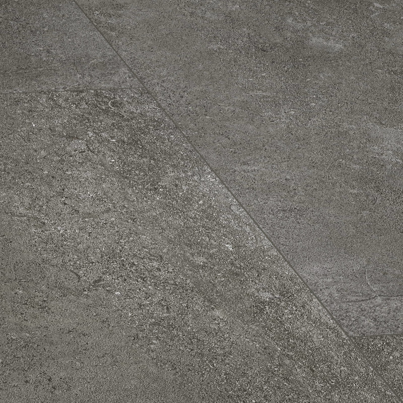 Sol Vinyle/PVC - Dalle clipsable - carrelage gris anthracite CHURCHILL - Authentics Coretec par US Floors