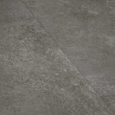 Sol Vinyle/PVC - Dalle clipsable - carrelage gris anthracite CHURCHILL - Authentics Coretec par US Floors Sol Vinyle/PVC - Dalle clipsable - carrelage gris anthracite CHURCHILL - Authentics Coretec par US Floors