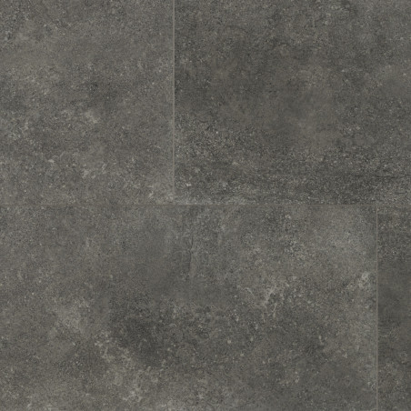 Sol Vinyle/PVC - Dalle clipsable - carrelage gris anthracite CHURCHILL - Authentics Coretec par US Floors Sol Vinyle/PVC - Dalle clipsable - carrelage gris anthracite CHURCHILL - Authentics Coretec par US Floors