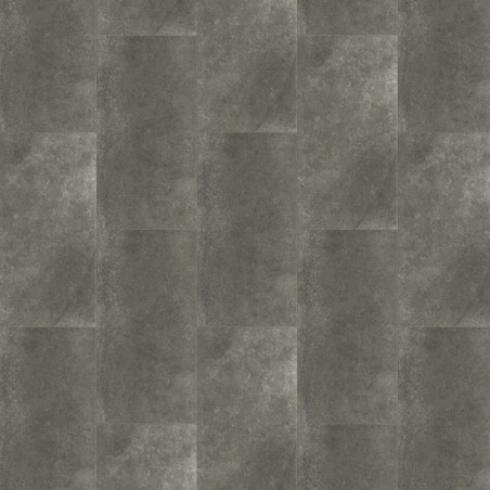 Sol Vinyle/PVC - Dalle clipsable - carrelage gris anthracite CHURCHILL - Authentics Coretec par US Floors Sol Vinyle/PVC - Dalle clipsable - carrelage gris anthracite CHURCHILL - Authentics Coretec par US Floors