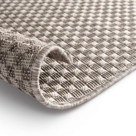 Tapis de salon - 120x170cm - Uni / Faux-uni taupe GRACE par Balta