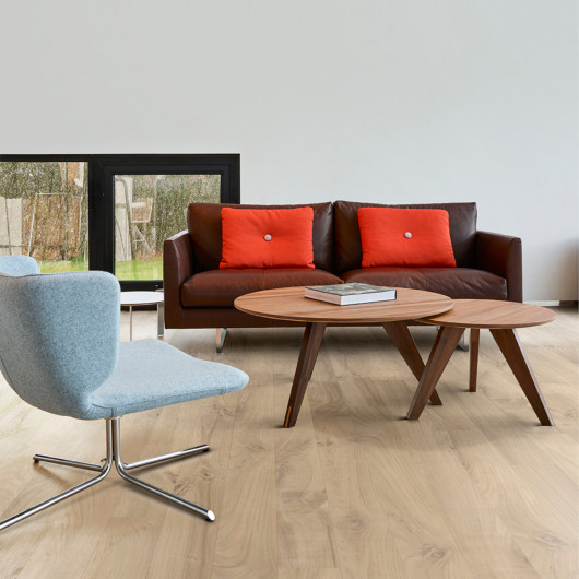 Sol Vinyle/PVC - Lame clipsable - parquet érable clair MILLAU - Proplus Coretec par US Floors