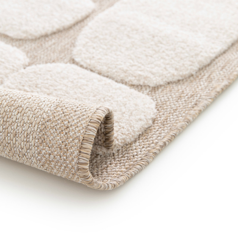 Tapis de salon - 160x230cm - Graphique / Géométrique écru et taupe DESERT par Balta