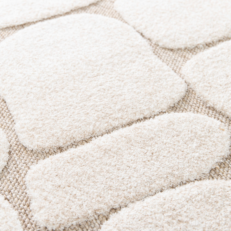 Tapis de salon - 160x230cm - Graphique / Géométrique écru et taupe DESERT par Balta