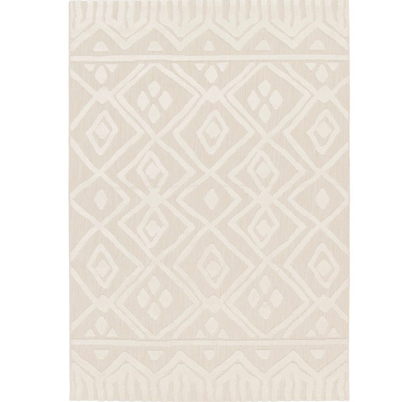 Tapis de salon - 160x230cm - Ethnique / Berbère écru MAMBO par Balta