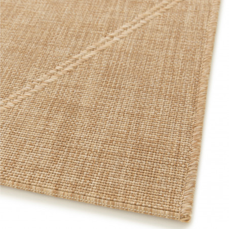Tapis de salon - 160x230cm - Graphique / Géométrique corde naturelle ton sur ton JACK par Balta Tapis de salon - 160x230cm - Graphique / Géométrique corde naturelle ton sur ton JACK par Balta