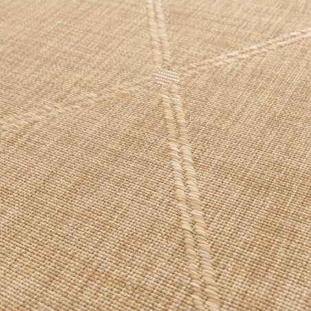 Tapis de salon - 160x230cm - Graphique / Géométrique corde naturelle ton sur ton JACK par Balta Tapis de salon - 160x230cm - Graphique / Géométrique corde naturelle ton sur ton JACK par Balta