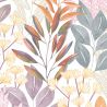 Papier peint vinyle sur intissé floral orange et rose TROPIC - Flora par Ugepa - m86905