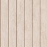Papier peint vinyle sur intissé trompe l'œil beige et LATTE BOIS - Illusion par Ugepa - m89807