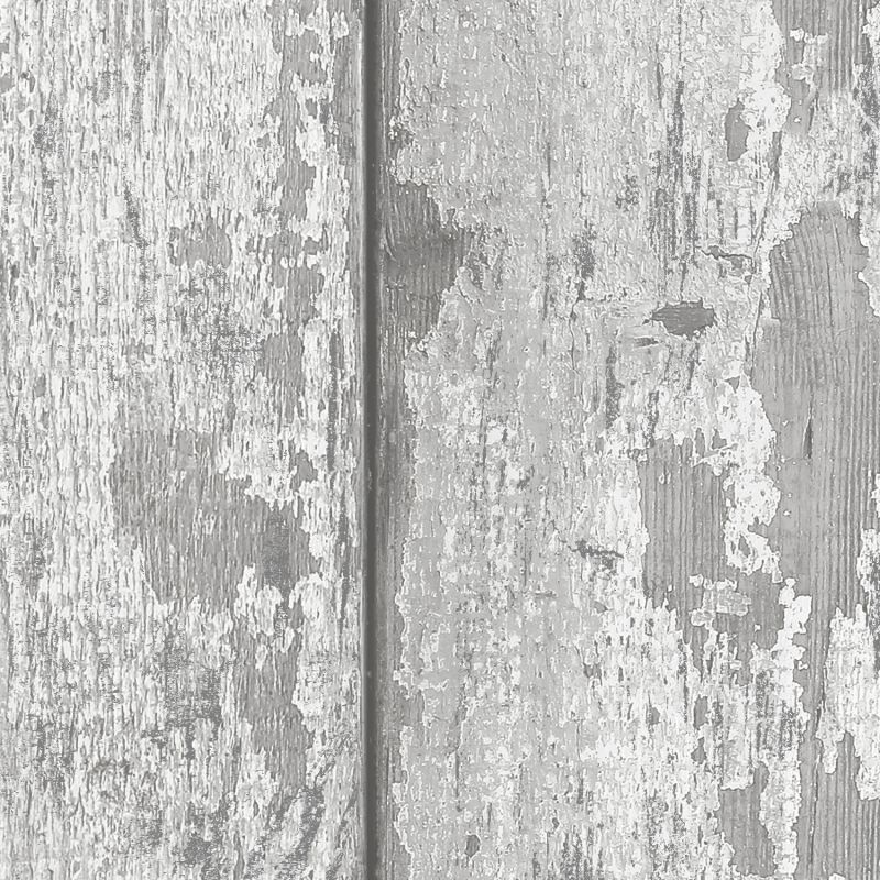 Papier peint standard trompe l'œil grisLAMBRIS - Illusion par Ugepa - 350500