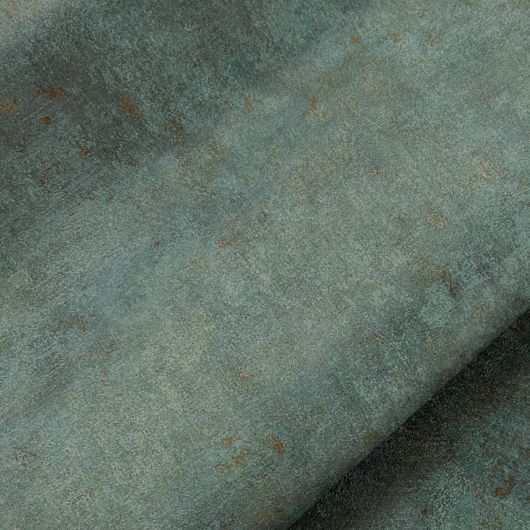 Papier peint vinyle sur intissé uni vert émeraudeACIER - Couleurs et Matières par Lutèce - 51192804