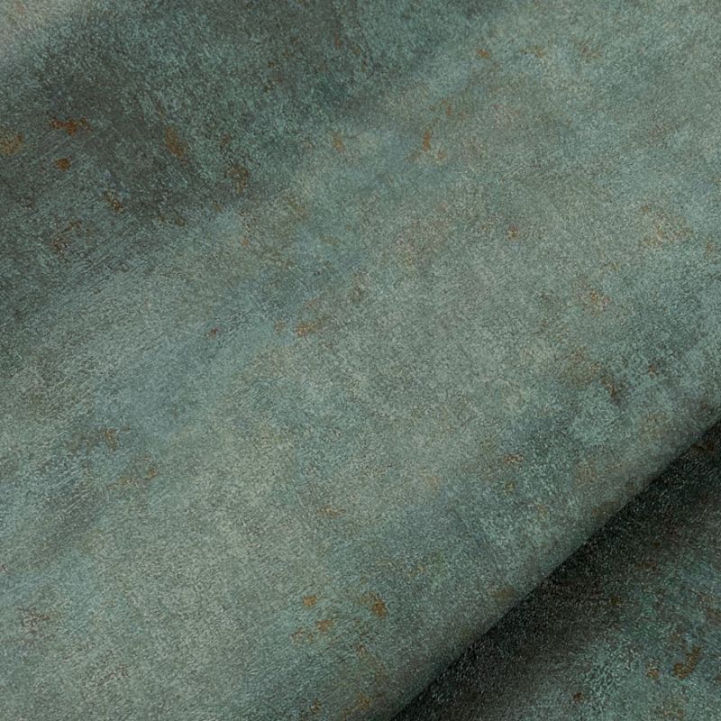 Papier peint vinyle sur intissé uni vert émeraudeACIER - Couleurs et Matières par Lutèce - 51192804