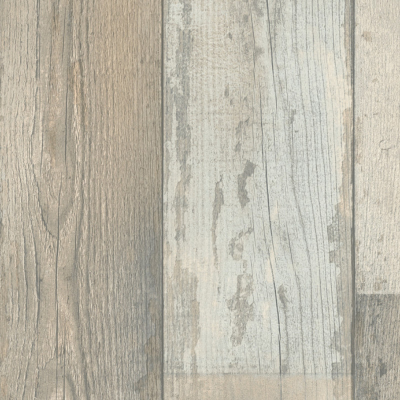 Sol Vinyle/PVC - 4 m - parquet vintage beige et bleu VERBIER - Mondo par IVC