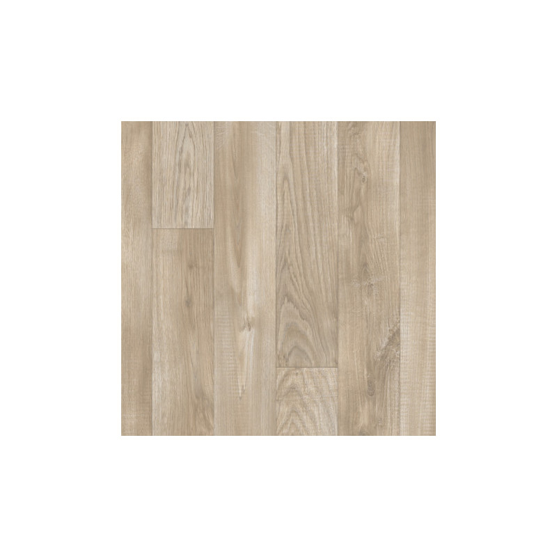 Sol Vinyle/PVC - 4m - parquet beige moyen et métallisé ALBA 532 - Smart Atento par IVC