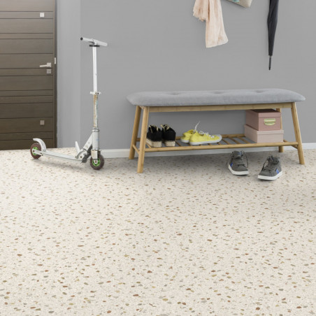 Sol Vinyle/PVC - 4m - terrazzo naturel BARI BEIGE - Primetex par Gerflor Sol Vinyle/PVC - 4m - terrazzo naturel BARI BEIGE - Primetex par Gerflor