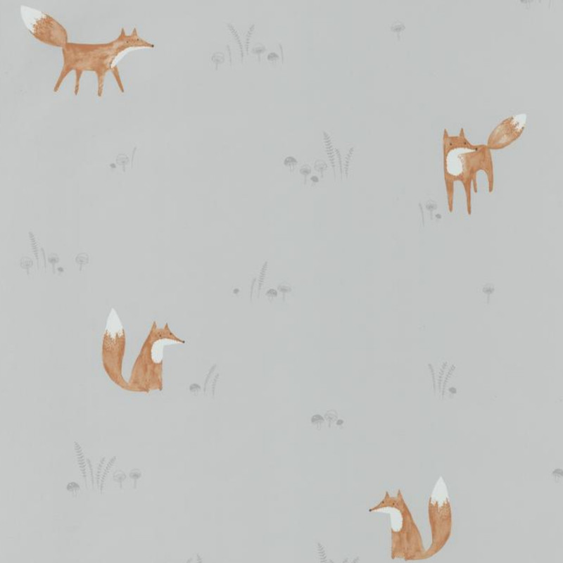 Papier peint intissé enfant orange RENARD - My Little World par Caselio - 29809422