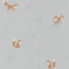 Papier peint intissé enfant orange RENARD - My Little World par Caselio - 29809422