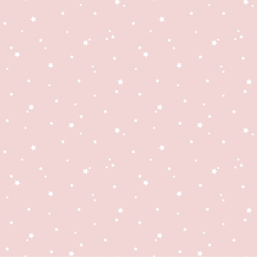 Papier peint intissé étoiles blanc YOU'RE MY STAR - Girl Power par Caselio - 100804000