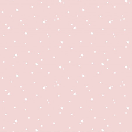 Papier peint intissé étoiles blanc YOU'RE MY STAR - Girl Power par Caselio - 100804000