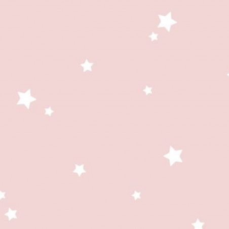 Papier peint intissé étoiles blanc YOU'RE MY STAR - Girl Power par Caselio - 100804000
