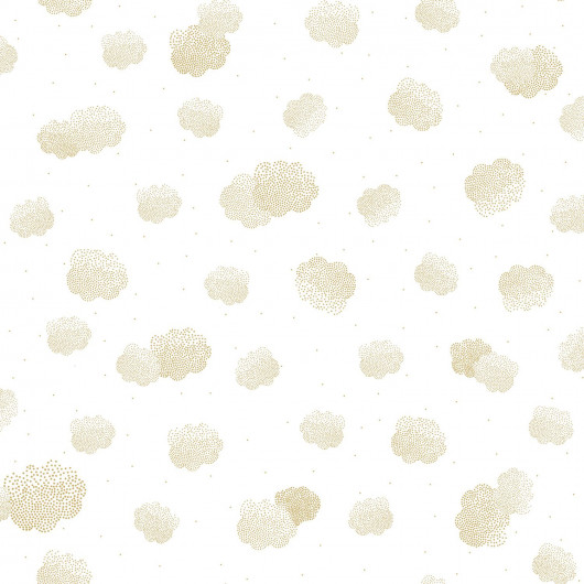 Papier peint intissé nuages or HEAD IN THE CLOUDS - Girl Power par Caselio - 100852223