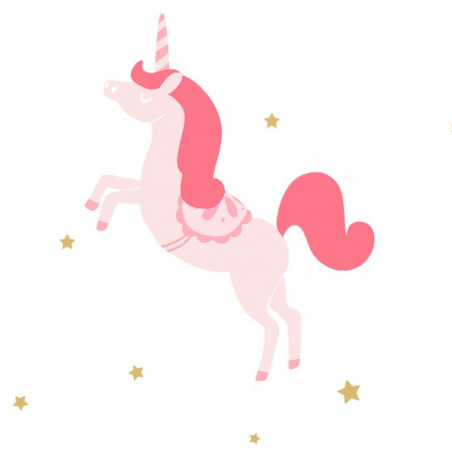 Papier peint intissé enfant rose pailleté et or PRINCESS UNICORNS - Girl Power par Caselio - 100794101 Papier peint intissé enfant rose pailleté et or PRINCESS UNICORNS - Girl Power par Caselio - 100794101