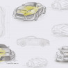 Papier peint standard voitures vert CONCEPT CAR - Only Boys par Caselio - 64737000