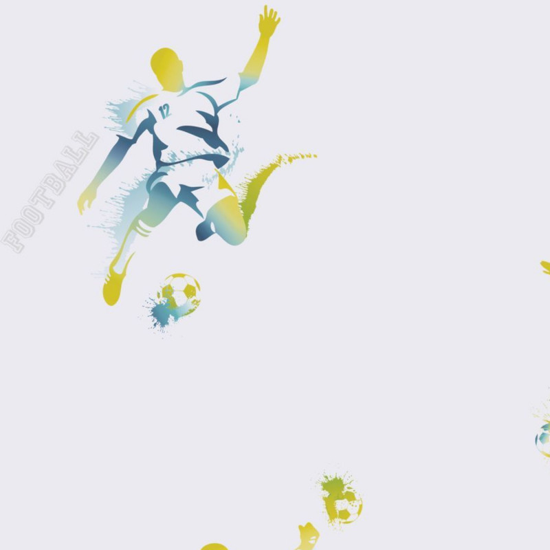 Papier peint standard sport vert et bleu CLUB - Only Boys par Caselio - 64847070 Papier peint standard sport vert et bleu CLUB - Only Boys par Caselio - 64847070