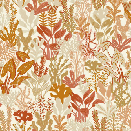 Papier peint vinyle sur intissé végétal terracotta et beige CAN YOU SEA ME - Sea you soon par Caselio - 102753279 Papier peint vinyle sur intissé végétal terracotta et beige CAN YOU SEA ME - Sea you soon par Caselio - 102753279