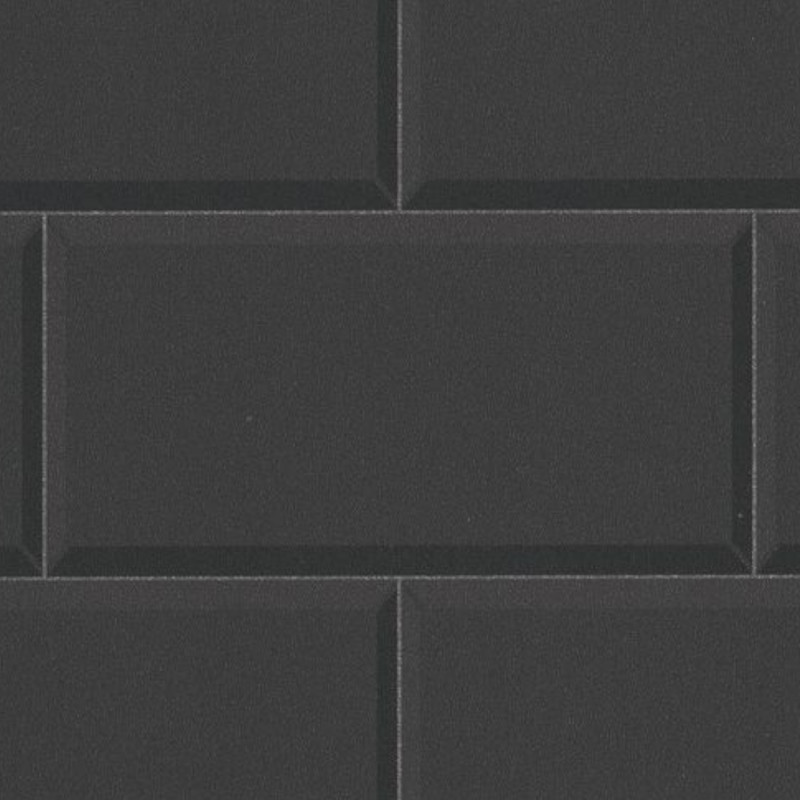 Papier peint vinyle sur intissé géométrique noir  METRO - Au Bistrot d'Alice par Caselio - 100696066