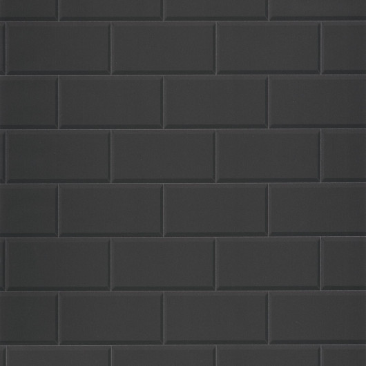 Papier peint vinyle sur intissé géométrique noir  METRO - Au Bistrot d'Alice par Caselio - 100696066