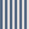 Papier peint vinyle sur papier rayure bleu et blanc RAYURE - Fregate par Casadeco - 20036100