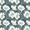 Papier peint intissé floral blanc et doré DING DING DONG - The Place to Be(d) par Caselio - 101796166