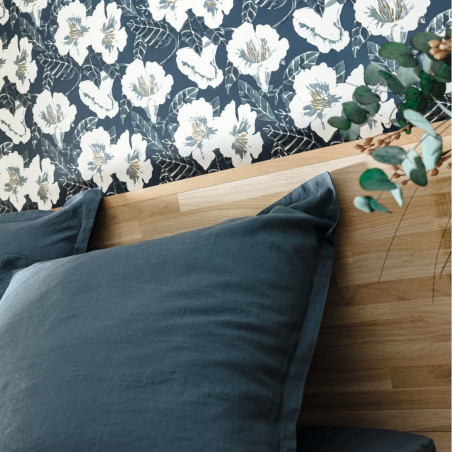 Papier peint intissé floral blanc et doré DING DING DONG - The Place to Be(d) par Caselio - 101796166