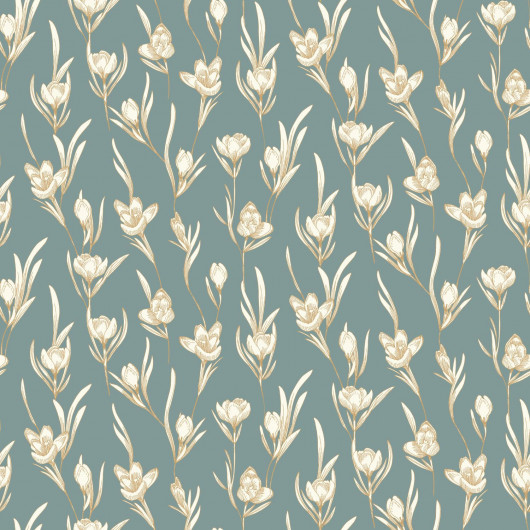 Papier peint intissé floral or DAY DREAMING - The Place to Be(d) par Caselio - 101787126