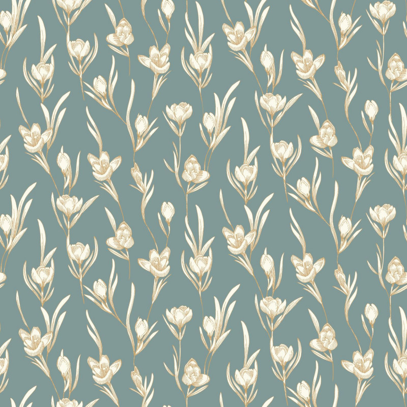 Papier peint intissé floral or DAY DREAMING - The Place to Be(d) par Caselio - 101787126