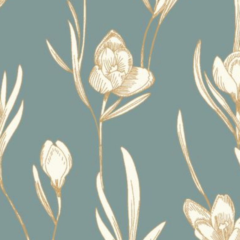 Papier peint intissé floral or DAY DREAMING - The Place to Be(d) par Caselio - 101787126