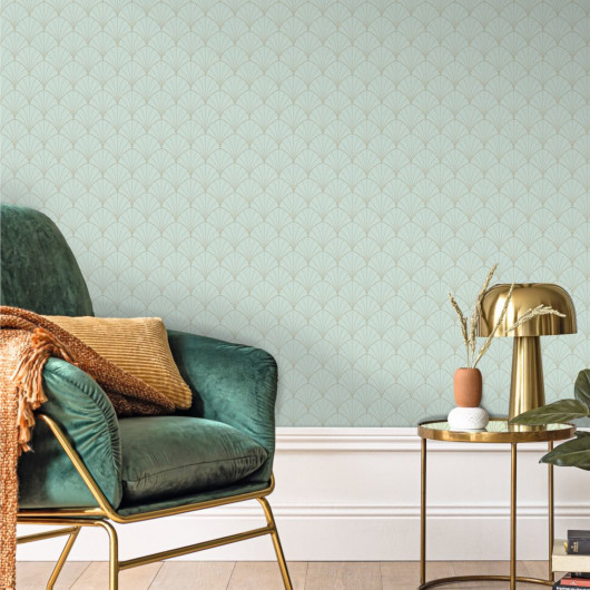 Papier peint intissé géométrique doré STARDUST - The Place to Be(d) par Caselio - 101827020