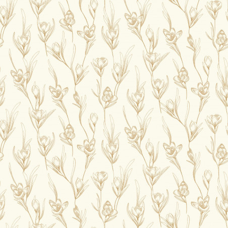 Papier peint intissé floral or DAY DREAMING - The Place to Be(d) par Caselio - 101781029