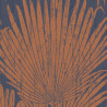 Papier peint intissé feuillage tropical cuivre JOSEPHINE FOIL - Belle époque par Casadeco - 82246415