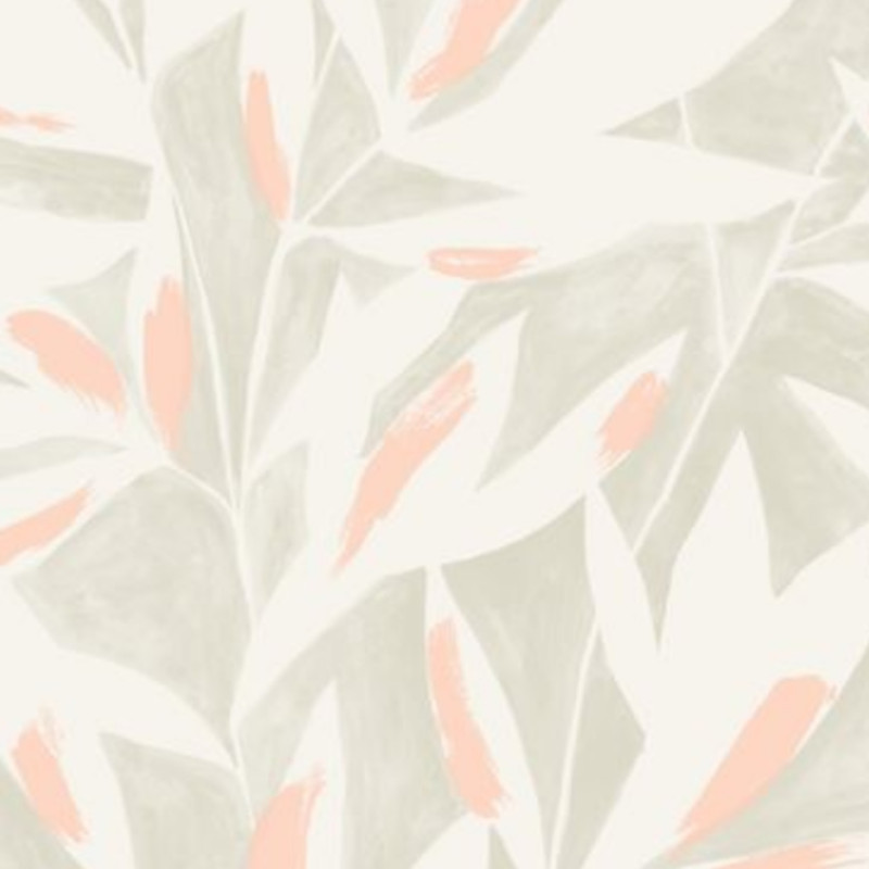 Papier peint intissé feuillage rose  TAMARIS - Jardins Suspendus par Casadeco - 85240155