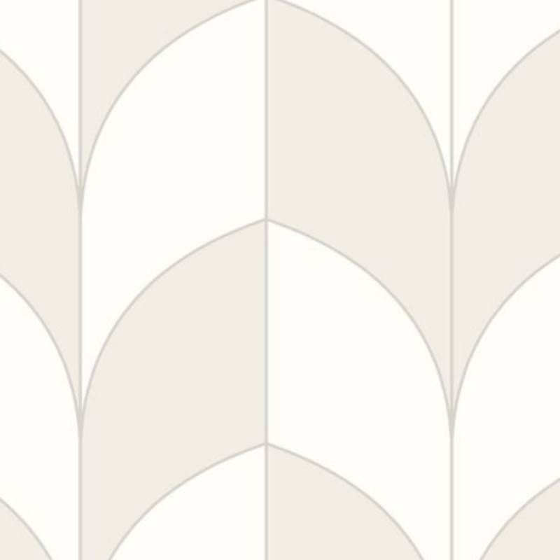 Papier peint intissé géométrique gris et blanc PARADOXE - Belle époque par Casadeco - 82259141