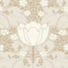 Papier peint intissé arabesques argent et bronze FOXTROT - Belle époque par Casadeco - 82231130