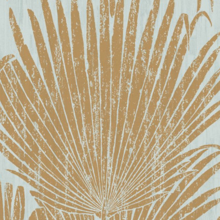 Papier peint intissé feuillage tropical bronze JOSEPHINE - Belle époque par Casadeco - 82312213