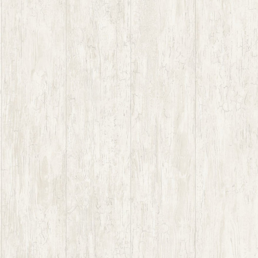 Papier peint  intissé trompe l'œil blanc et gris BOIS - Ohio par Casadeco - 81681128