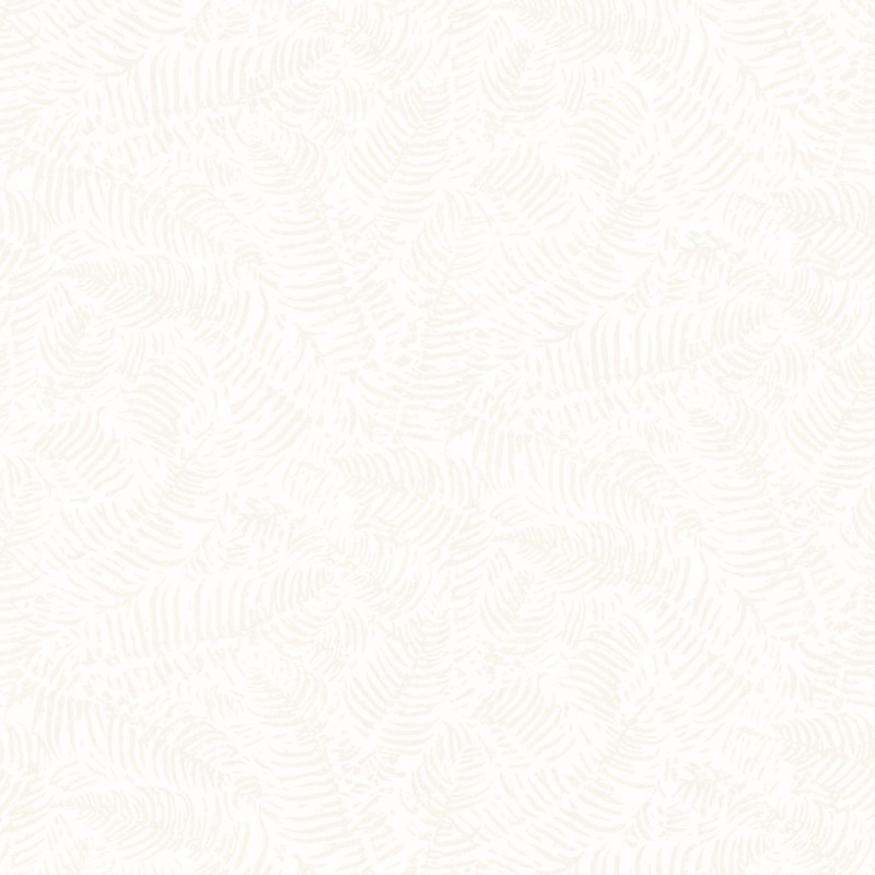 Papier peint intissé floral argenté FOUGERES - Panama par Casadeco - 81080326